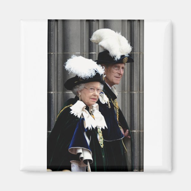 Íman HM Queen Elizabeth II & HRH Prince Philip (Frente)