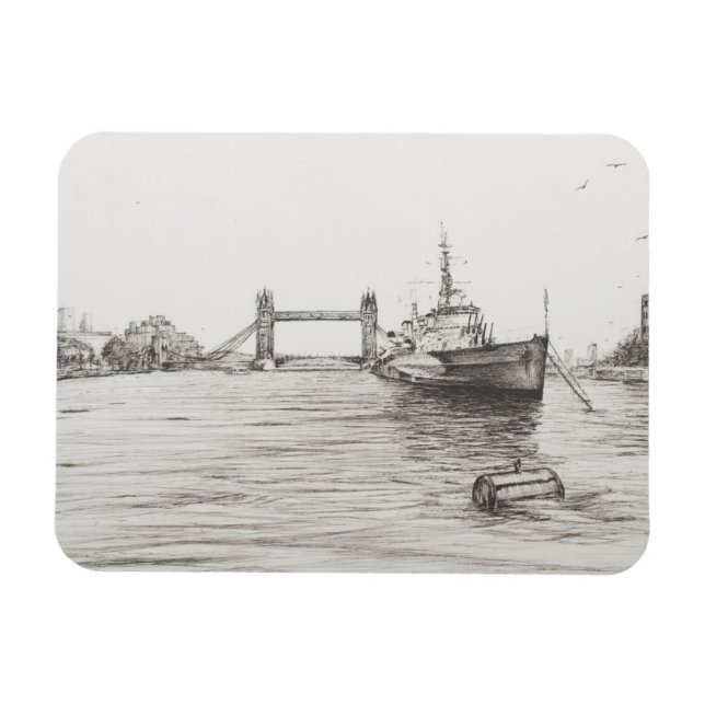 Íman HMS Belfast no rio Tames London.2006 (Horizontal)