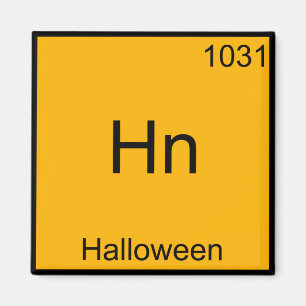 Íman Hn - Halloween Engraçado Elemento Memorial