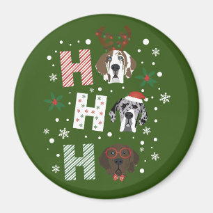 Íman Ho Ho Grande Dane Feliz Natal