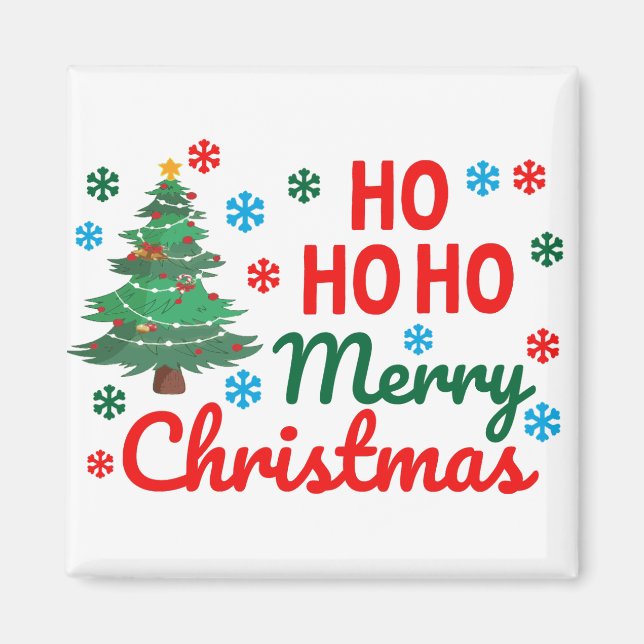 ÍMAN HO HO HO FELIZ NATAL (Frente)