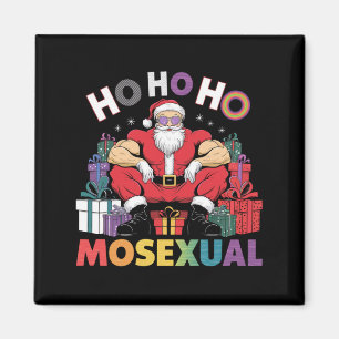 Íman Ho Ho Ho Mossexual Papai Noel Gay LGBT Orgulho Gay