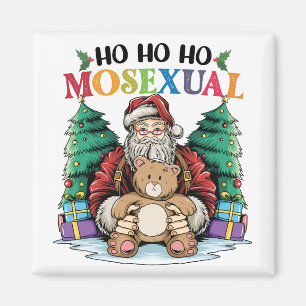 Íman Ho Ho Ho Mossexual Papai Noel Gay LGBTQ Natal Gay