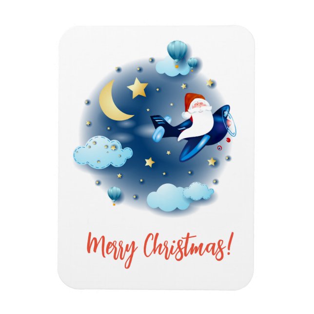 Íman Ho ho ho! Papais noeis no avião (Vertical)