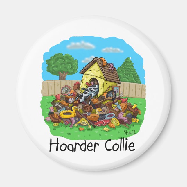Íman Hoarder Collie (Frente)