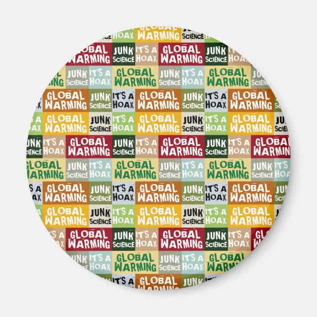Íman Hoax do aquecimento global (Frente)