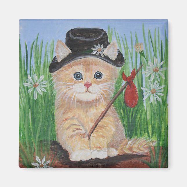 Íman Hobo Cat Magnet (Frente)