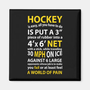 Íman Hockey Com Cota De Hockey É Um Presente Fácil Para