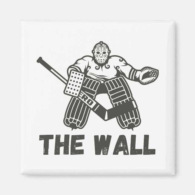 Íman Hockey Goalie A Parede (Frente)