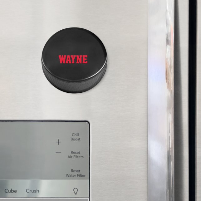 Íman Hockey Puck Personalizado Magnet (In Situ (Fridge))