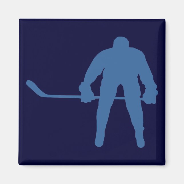Íman Hockey Silhouette Magnet (Frente)