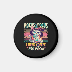 Íman Hocus Focus - Preciso de café para me concentrar