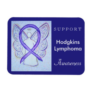 Íman Hodgkins Linfoma Sensibilização Fita Anjo Magnet