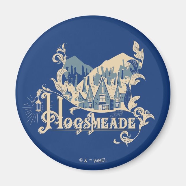 Íman HOGSMEADE™ Vintage Village Graphic (Frente)