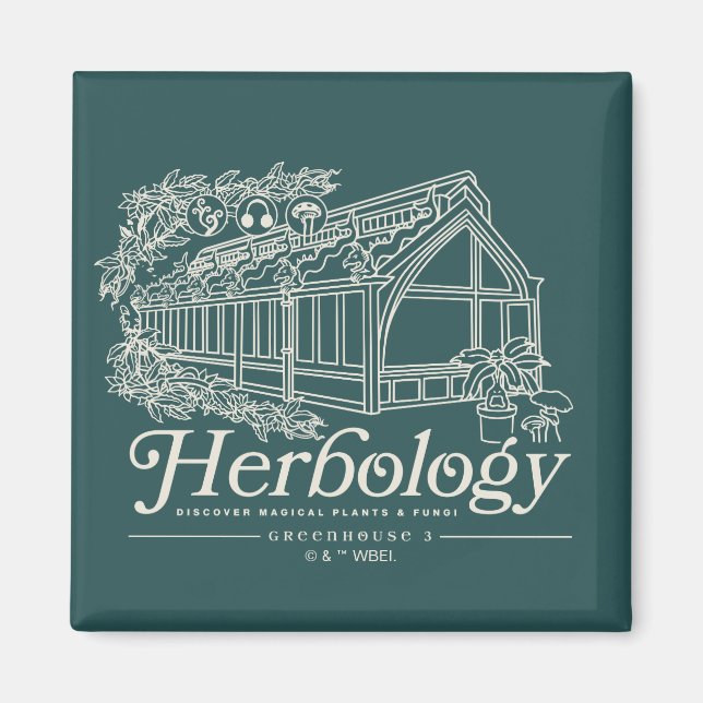 Íman HOGWARTS™ Herbology Greenhouse (Frente)