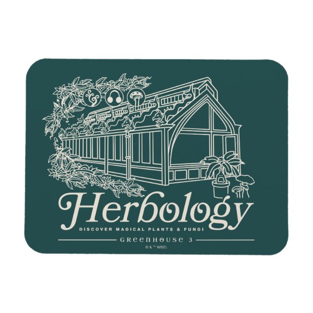 Íman HOGWARTS™ Herbology Greenhouse (Horizontal)