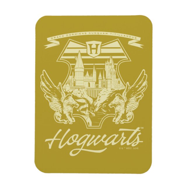 Íman HOGWARTS™ Winged Shield Graphic (Vertical)