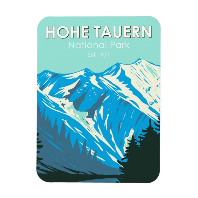 Íman Hohe Tauern National Park Austria Vintage (Vertical)