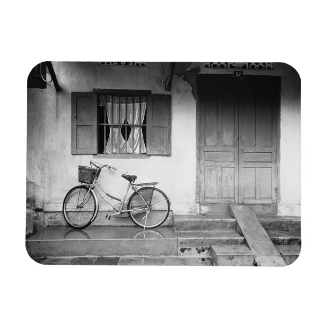 Íman Hoi An Vietnã, Casa com Bicicleta (Horizontal)