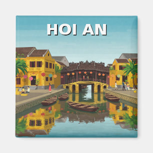 Íman Hoi An Vietnam Japonês CoverBridge Viagem