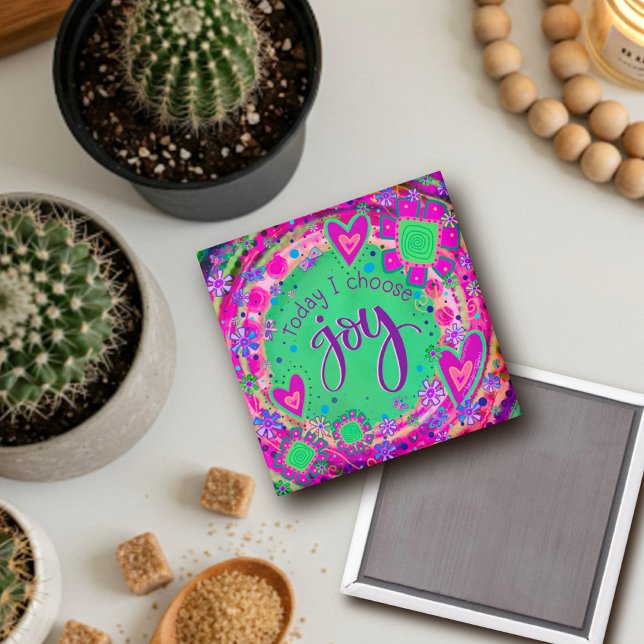 Íman Hoje bonito, Escolho a Joy Trendy Divertida Inspir (Criador carregado)