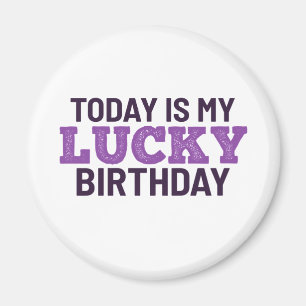 Íman Hoje é meu aniversário de sorte