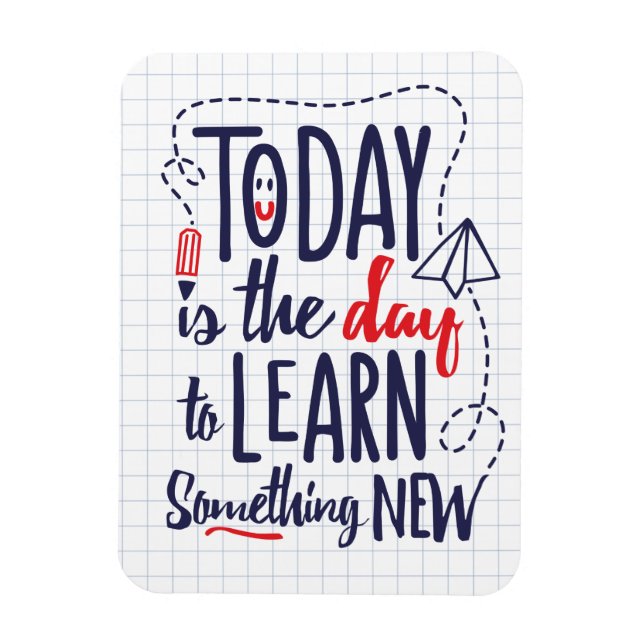 Íman Hoje É O Dia De Aprender Algo Novo (Vertical)
