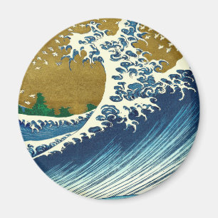 Íman Hokusai Big Wave Japão Art