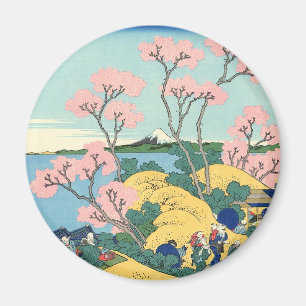 Íman Hokusai Fuji de Gotenyama no Tōkaidō em Shin
