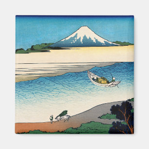 Íman Hokusai - Rio Tama na província de Musashi