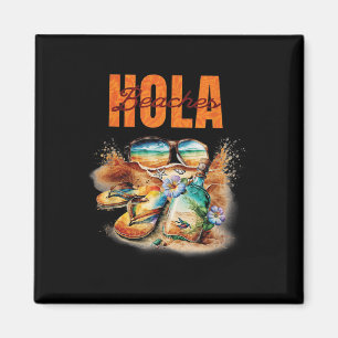 Íman Hola Beaches Funny Aloha Beach Family Summer Vacat