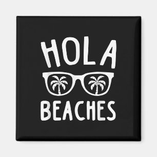 Íman Hola Praias Férias Funny Beach Férias Summer Gi