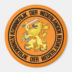 Íman Holanda Round Emblem