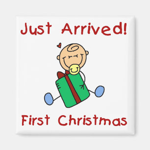 Íman Holiday Baby Boy acabou de chegar Camisetas e pres