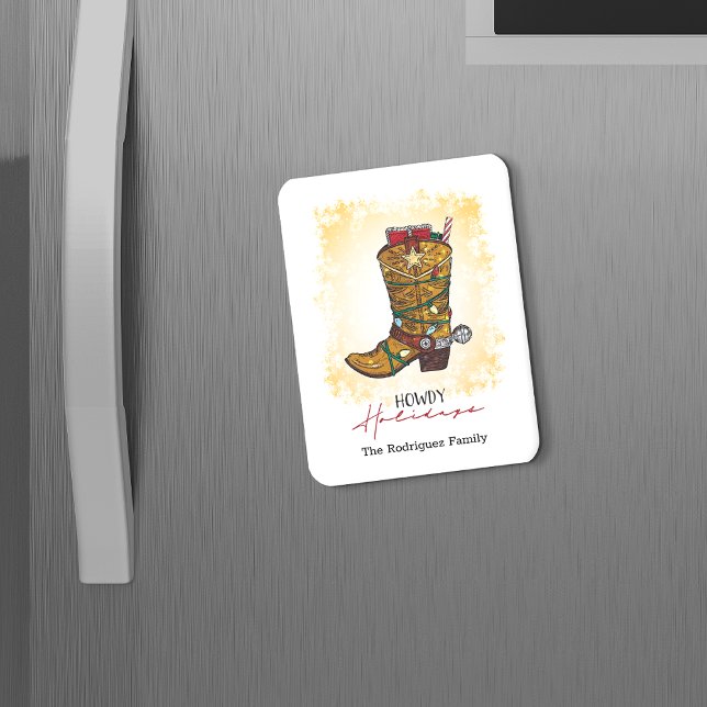 Íman Holidays, Natal, Luzes de Natal, Boot do Cowboy (Criador carregado)