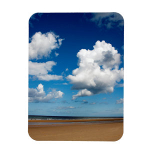 Íman Holkham Beach Norfolk England Poster Classic Round