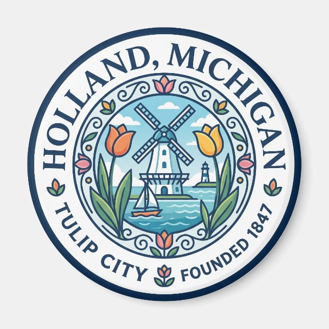 Íman Holland, Michigan Michigan (Frente)