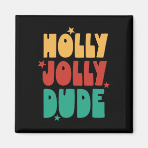 Íman Holly Jolly Cara De Natal Garotas Feliz Xm
