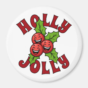 Íman Holly Jolly Funny Rindo Holly Christmas