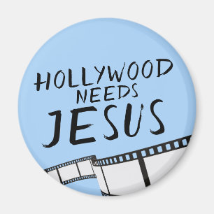 Íman Hollywood precisa de Jesus em azul