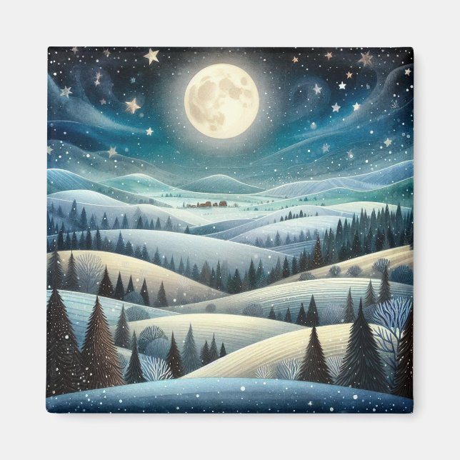 Íman Holofotes do inverno (Frente)