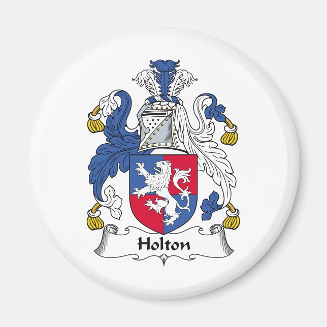 Íman Holton Family Crest (Frente)
