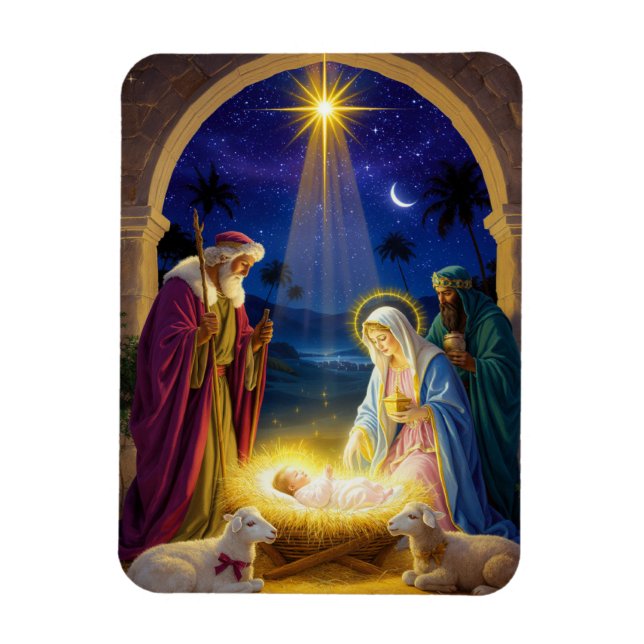 Íman Holy Nativity Christmas (Vertical)