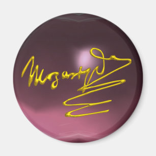 Íman HOMAGE TO MOZART,pink purple amethyst