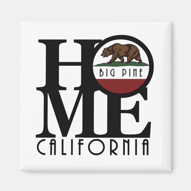 Íman HOME Big Pine California (Frente)