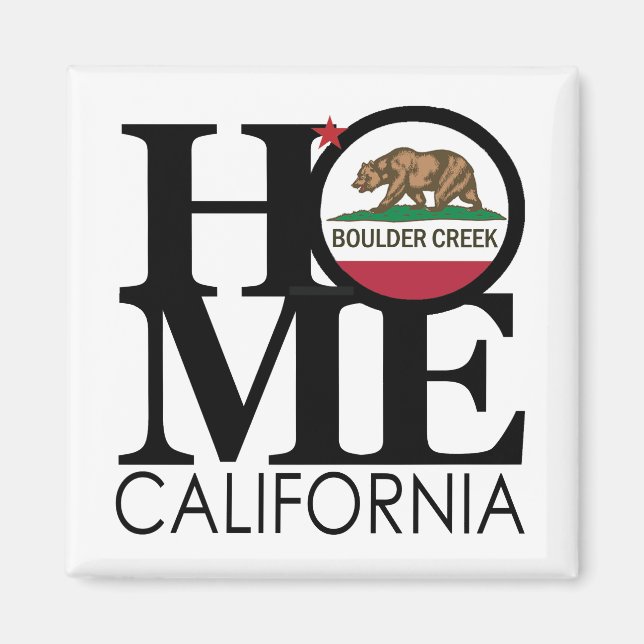 Íman HOME Boulder Creek California (Frente)