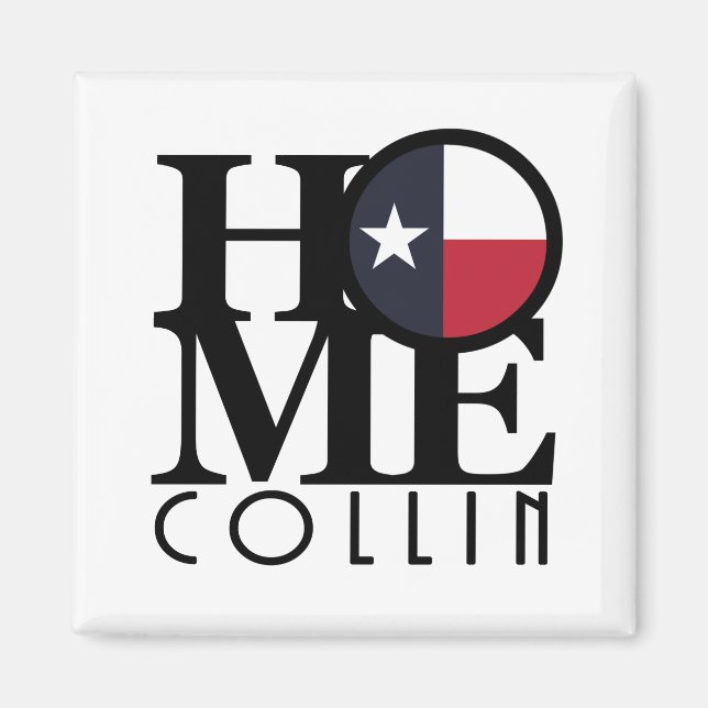 Íman HOME Collin Texas (Frente)