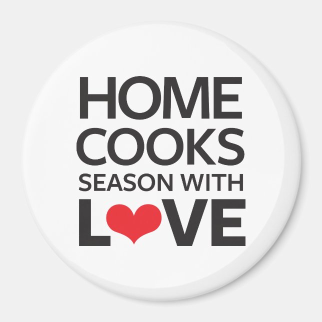 Íman Home Cooks Season With Love (Frente)