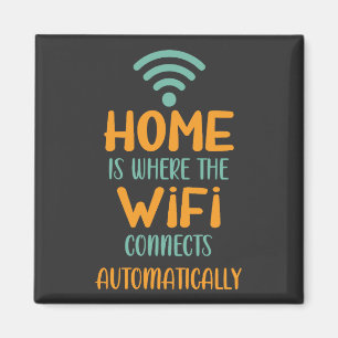 Íman Home É Onde O Wifi Se Conecta Automaticamente