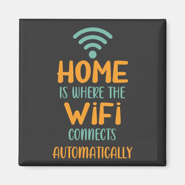 Íman Home É Onde O Wifi Se Conecta Automaticamente (Frente)